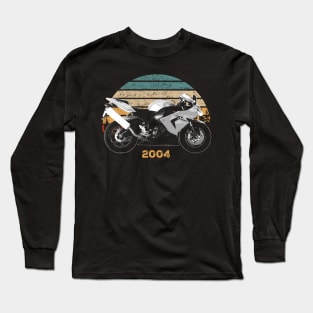 2004 Kawasaki Ninja ZX-10R Vintage Motorcycle Design Long Sleeve T-Shirt